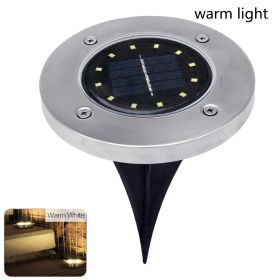 12Led Solar Underground Light Solar Lawn Light (Option: B)