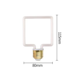 Led Bulb E27 Screw Port Retro Soft Filament Bulb Idea (Option: B-Clear Cover)