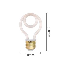 Led Bulb E27 Screw Port Retro Soft Filament Bulb Idea (Option: D-Clear Cover)