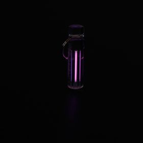 Tritium lamp fluorescent keychain (Option: Pink-Transparent shell)