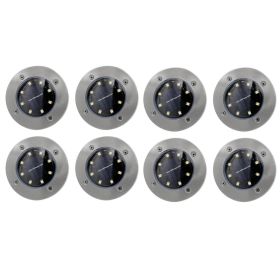 Outdoor Stainless Steel Garden Landscape Light (Option: 8pcs Warm light)